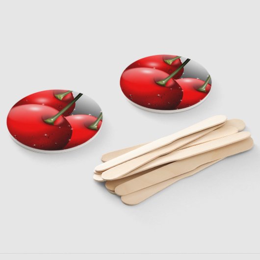 さくらんぼ（露） ハンドファン (組立なし)