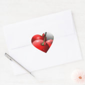 さくらんぼ(露) ハートシール (封筒)