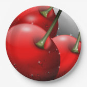 さくらんぼ（露） ペーパープレート (正面)