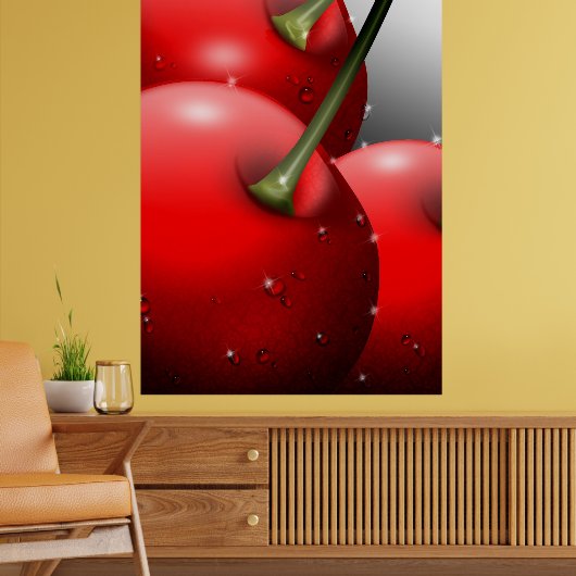 さくらんぼ(露) ポスター (リビング2)