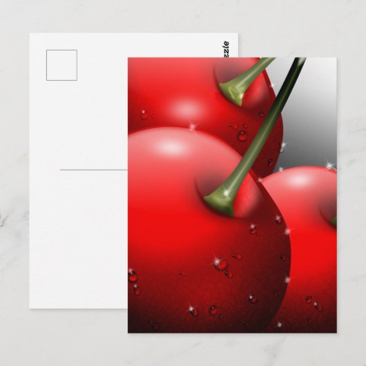 さくらんぼ（露） ポストカード (正面/裏面)