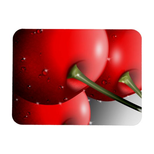 さくらんぼ（露） マグネット (横)