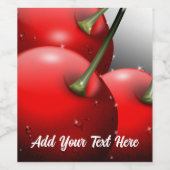 さくらんぼ（露） ワインラベル (シングルラベル)