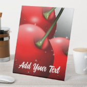 さくらんぼ（露） 台座サイン (インサイチュ)