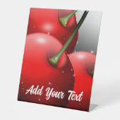 さくらんぼ（露） 台座サイン (正面)