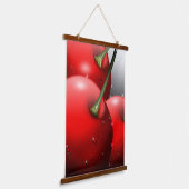 さくらんぼ(露) 吊り下げ型タペストリー (傾斜あり)