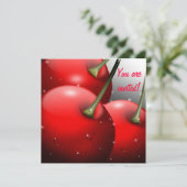 さくらんぼ（露） 招待状 (スタンド正面)