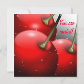 さくらんぼ（露） 招待状 (正面)