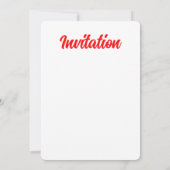 さくらんぼ(露) 招待状 (裏面)