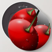 さくらんぼ（露） 缶バッジ (正面&裏面)