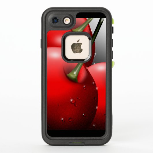 さくらんぼ(露) LifeProof iPhoneケース (裏面)