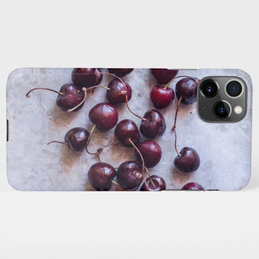 さくらんぼ iPhoneケース (裏面横)