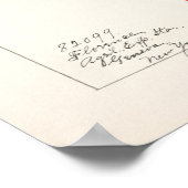 さくらんぼ(Prunus Avium)フルーツウォーター絵画の色 ポスター (角)