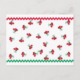 さくらんぼ& Ric RACレシピカード ポストカード