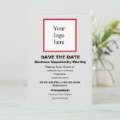 さくらんぼ/Wht./Lt.グレーの仮想バス。開くMtgロゴ セーブザデート (スタンド正面)