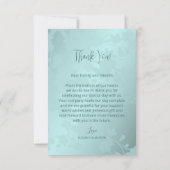 さくらんぼBlossom 結婚Photo's Thank You 招待状 (裏面)