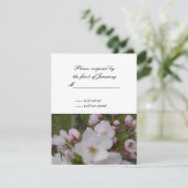 さくらんぼBlossom RSVP返信カード 出欠カード (スタンド正面)