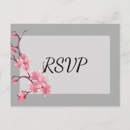 さくらんぼBlossom RSVP インビテーションポストカード