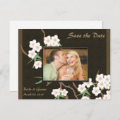 さくらんぼBlossom Save the Dateフォトポストカード 案内ポストカード (正面/裏面)