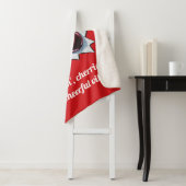 さくらんぼ'n'明るいバイブトレンディーレッド通りアート シェルパブランケット (インサイチュ)