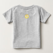 さくらんぼPiのかわいい数学Pi日の子供のベビーのTシャツ ベビーTシャツ (裏面)