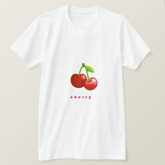 さくらんぼTシャツ Tシャツ (デザイン正面)