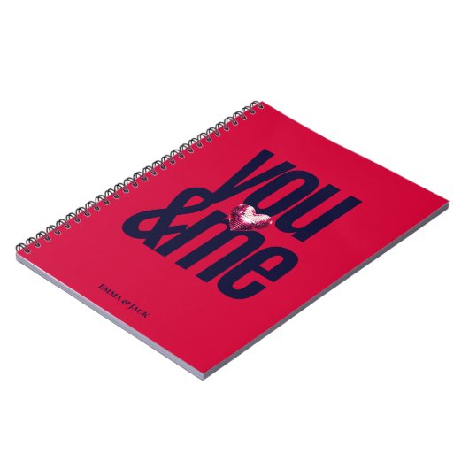 さくらんぼYou & Meノートパーソナライズされた ノートブック (左側)