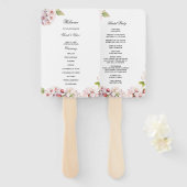 さくらウェディングプログラムハンドファン ハンドファン (正面&裏面)