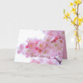 さくらグリーティングカードにあなたのメッセージを カード (黄色い花)