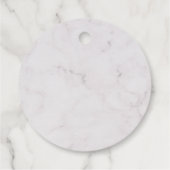 さくらピンクの花びら　おしゃれな桜のウェディング　感謝を込めて フェイバータグ (裏面)