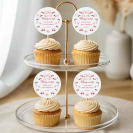 さくらベイビーシャワーの感謝を伝えるステッカー ラウンドシール