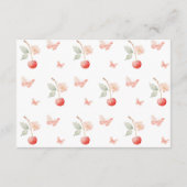 さくらベビーガール服 赤ちゃんの本 エンクロージャーカード (裏面)