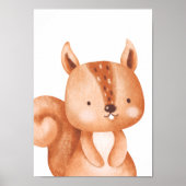 さくら動物のぬいぐるみポスター 子供部屋の装飾 ポスター (正面)