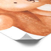 さくら動物のぬいぐるみポスター 子供部屋の装飾 ポスター (角)