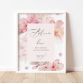 さくら桜の花が咲くバー ポスター