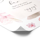 さくら桜の花が咲くバー ポスター (角)