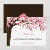 さくら水彩感謝 サンキューカード (正面/裏面)