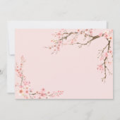 さくら結婚式感謝カード サンキューカード (裏面)