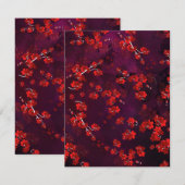 さくら３ ノートカード (正面/裏面)