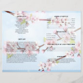 さくら お別れ会 テンプレート (裏面)