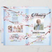 さくら お別れ会 テンプレート (正面/裏面)