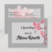 さくら お嫁さんお披露目のレシピ ポストカード (正面/裏面)