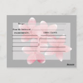 さくら お嫁さんお披露目のレシピ ポストカード (裏面)