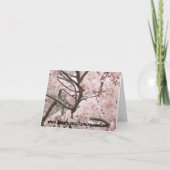 さくら お礼カード サンキューカード (裏面)