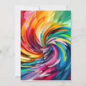 さくら ゴールドの蝶々 キンセアニエラ 招待状 (裏面)