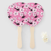 さくら - サクラ (ライトピンク) ハンドファン (正面&裏面)