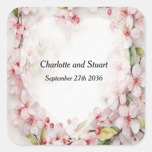 さくら スクエアシール (正面)