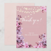 さくら テーマ 招待状 (正面/裏面)