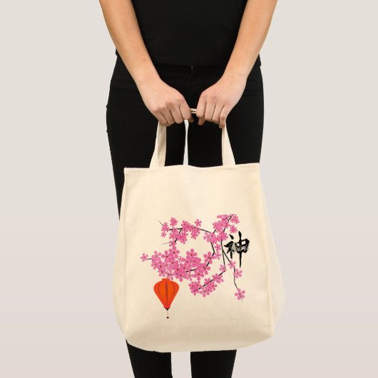 さくら デザイン トートバッグ (正面(商品))