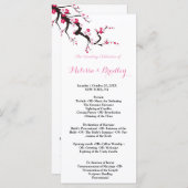 さくら ピンク 白 花の儀式 プログラム (正面/裏面)